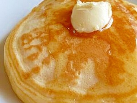 簡単ポイント5つで★ふんわりホットケーキ